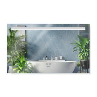 Дзеркало Kroner KRP Spiegel HR5 - 8060 з LED-підсвічуванням та антизапітнінням CV030037, Білий