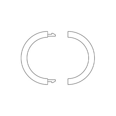 Декоративное кольцо Oventrop для Uni XH и Uni LH хромированное (1011381), Хром
