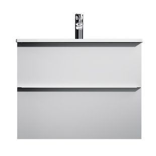 Тумба з умивальником Am.Pm X-Joy S підвісна 80 см 2 ящики білий MTA-FHX0802WG-WCC0802WG, Білий