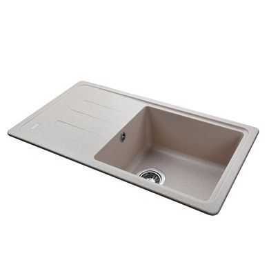 Кухонна мийка гранітна Globus Lux Lugano піщаний 780х435-А0004, Sand