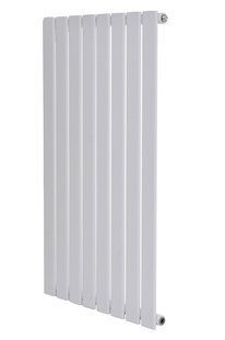 Вертикальный дизайнерский радиатор отопления Arttidesign Livorno 8/1800/544/50 белый матовый, Белый матовый
