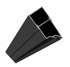 Магнитный профиль Rea Molier black REA-K6395, Черный
