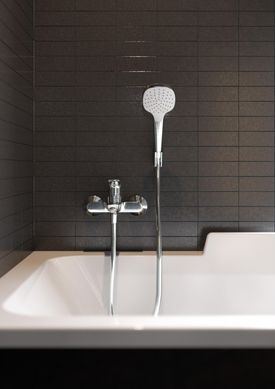 Набор смесителей для ванны Hansgrohe EcoSmart Logis 100 (71104+7140+26553400) хром 20200008, Хром