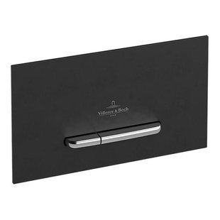 Клавиша смыва Villeroy & Boch ViConnect E300 черная матовая 922169AN, Черный матовый