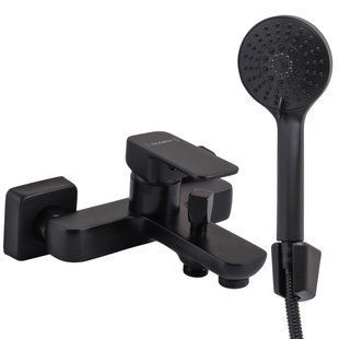 Смеситель для ванны Globus Lux Milano GLM-0102-10-BB, Черный матовый