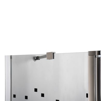 Шторка для ванної Bravo Enza 120B Mosaic 000023254, Універсальна, другий, чорний