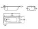 Ванна сталева Roca Contesa 170x70 A235860000