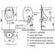 Уринал (пісуар) Jika Domino з ІЧ-датчиком живлення від батареї H8411010004881, Білий