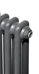 Горизонтальный дизайнерский радиатор отопления Arttidesign Bari G 22/500 серый матовый, Серый