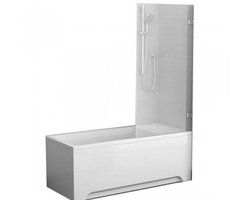 Шторка для ванны Ravak BVS1-80 хром+transparent 7U840A00Z1