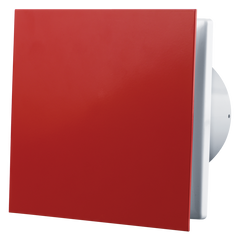 Декоративный малошумный вентилятор Vents 100 Солид красный