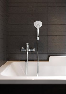 Набор смесителей для ванны Hansgrohe EcoSmart Logis 100/Crometta Reno (71104+7140+27289000) 20200002, Хром