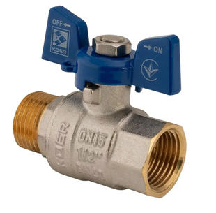 Кран шаровый Koer 1/2" ГШБ (KR.218.B) синий KR2722