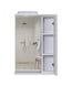 Зеркало Мойдодыр СТ-50 шкаф настенный белый в ванную, Белый