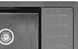 Кухонна мийка гранітна Rea Sten black плямисту ZLE-00107, Чорний