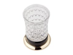 Склянка для зубних щіток Kugu Versace Freestand 250G&B, Чорний