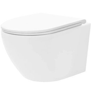 Подвесной унитаз Rea Carlo Flat mini Tornado white REA-C8770, Белый