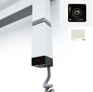 ТЕН для рушникосушки прихованого монтажу Terma One K 1000W Ral 9002 WEOKX10T902M, Сірий