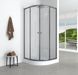 Душевая кабина с низким поддоном Mixxus Plain SCT02-90x90x195-TR graphite прозрачное стекло 4 мм MI6901, Графит, Универсальная, прозрачный, графит