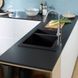 Кухонная мойка Hansgrohe S510-F635 770x510 на две чаши 80/450 Graphiteblack 43315170, Черный