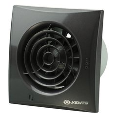Малошумний вентилятор Vents 125 Квайт Т чорний