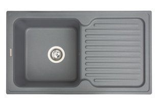 Кухонная мойка гранитная Miraggio Orlean gray 861x496x210 00209306, Серый