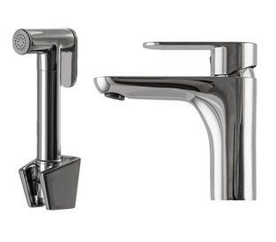 Смеситель с гигиенической лейкой Topaz Barts TB 07206-H36, Хром