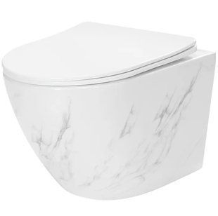 Подвесной унитаз Rea Carlos Nature marble REA-C6606, Мрамор