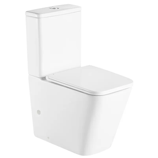 Унитаз-компакт Mixxus Premium Quadro-0401-R 610x365x825 мм, Rimless MP6457, Белый