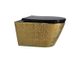Унитаз подвесной Asignatura Exclusive золотой с крышкой Soft Close 57802803 , Золотой