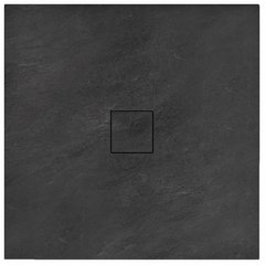 Душовий піддон Rea black Stone 90x90 REA-K9601, Чорний