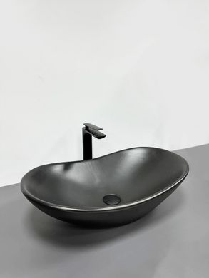 Умывальник VBI Turin black matt накладной VBI-011502, Черный матовый