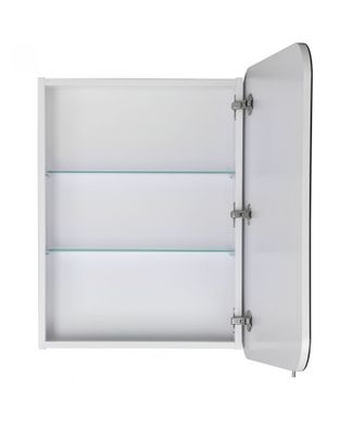 Зеркальный шкаф Мойдодыр Сорренто ЗШ-60 для ванной комнаты, Белый