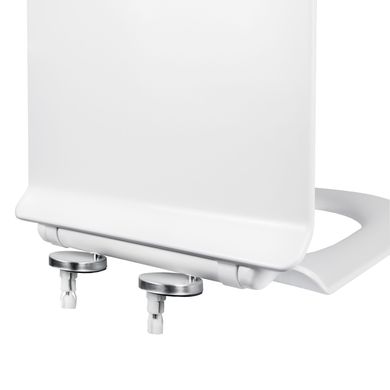 Сиденье для унитаза Qtap Presto с микролифтом Slim QT26991217AW, Белый