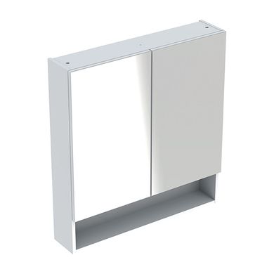 Зеркальный шкаф Geberit Selnova Square 60 см 501.264.00.1, Белый, Белый