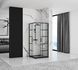 Душевая кабина Rea Concept 80x80 black REA-K5479, Черный, Универсальная, прозрачный