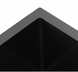 Кухонная мойка Gappo накладная 780x500 мм, поверхность PVD, левая GS7850-6L, Черный матовый