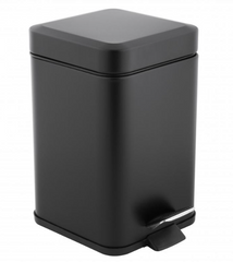 Корзина для мусора Yoka Muti black 3л. для ванной комнаты, туалета CH.MUTI-BLK, Черный матовый