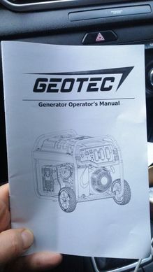 Генератор бензиновий 5.5 кВт GEOTEC GTG-6000