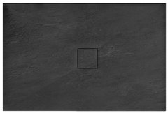 Душовий піддон Rea black Stone 80x100 REA-K9756, Чорний