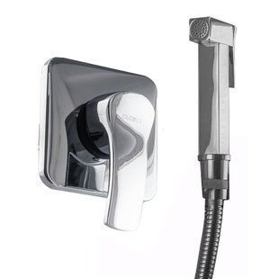 Набор гигиенического душа скрытого монтажа Globus Lux GLQU-0110-Q, Хром