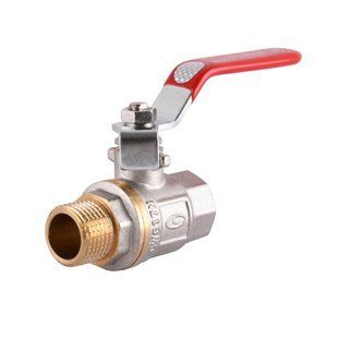 Кран шаровый прямой Solomon 1/2&Prime; НВ КР PN40 B1002