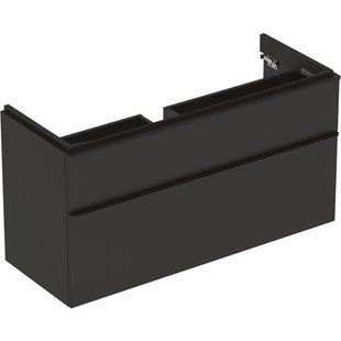 Тумба під умивальник Geberit Smyle Square 120 см 500.355.JK.1 чорний матовий