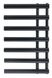 Дизайнерский полотенцесушитель Arttidesign Nice 7/780 чёрный матовый, Черный матовый