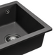 Кухонна мийка гранітна Rea Nels black ZLE-00109, Чорний