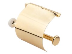 Держатель для туалетной бумаги Kugu Pan 011G, Золотой