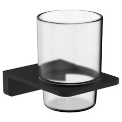 Склянка для ванної кімнати Volle De La Noche 10-40-0020-black, Чорний матовий