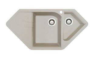 Кухонна мийка Adamant Spirit 1000x500x225 Бежевий ivory 359223