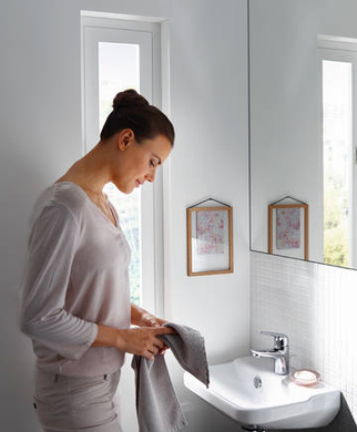 Змішувач для умивальника Hansgrohe Novus EcoSmart 71020000, Хром