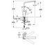 Смеситель для кухни Grohe Eurocube 31255000, Хром